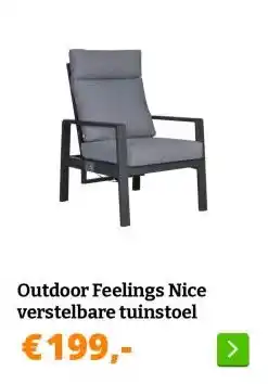 Obelink Outdoor Feelings Nice verstelbare tuinstoel aanbieding