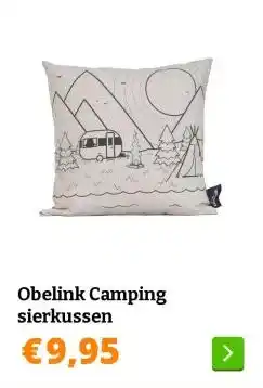 Obelink Obelink Camping sierkussen aanbieding