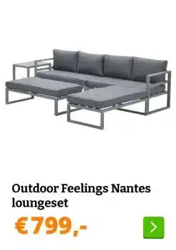 Obelink Outdoor Feelings Nantes loungeset aanbieding