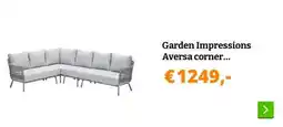 Obelink Garden Impressions Aversa corner loungebank aanbieding