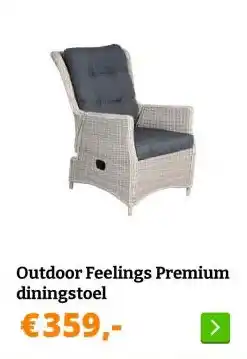 Obelink Outdoor Feelings Premium diningstoel aanbieding