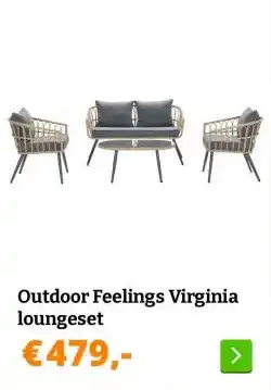Obelink Outdoor Feelings Virginia loungeset aanbieding