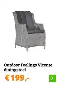 Obelink Outdoor Feelings Vicente diningstoel aanbieding