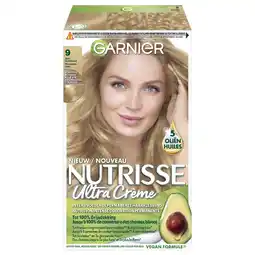 Bol.com Garnier Nutrisse Ultra Crème 9 Zeer Lichtblond - Intens voedende permanente haarkleuring aanbieding