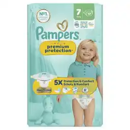 Etos Pampers Premium Protection Luiers Maat 7 15+ KG 17 stuks aanbieding