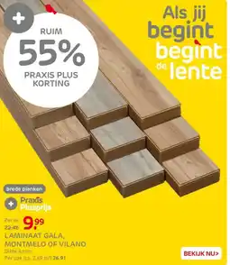 Praxis Laminaat gala, montmelo of vilano aanbieding