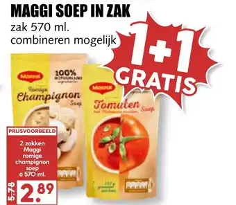 MCD Supermarkt Maggi Soep In Zak aanbieding