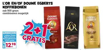 Boon`s Markt L'or En/Of Douwe Egberts Koffiebonen aanbieding