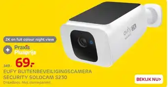 Praxis Eufy buitenbeveiligingscamera security solocam s230 aanbieding