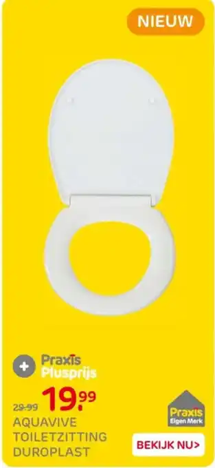 Praxis Aquavive toiletzitting duroplast aanbieding