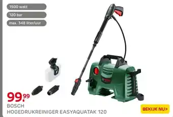 Praxis Bosch hogedrukreiniger easyaquatak 120 aanbieding