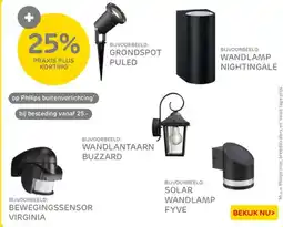 Praxis Philips buitenverlichting aanbieding