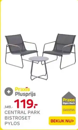 Praxis Central park bistroset pylos aanbieding