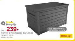 Praxis Keter opbergbox ontario aanbieding