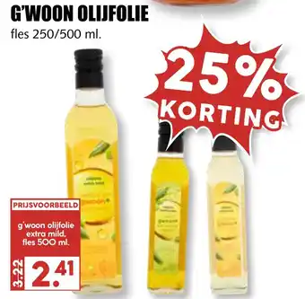 MCD Supermarkt G'woon Olijfolie aanbieding