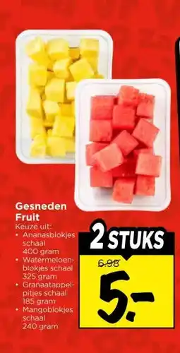 Vomar Voordeelmarkt Gesneden Fruit aanbieding