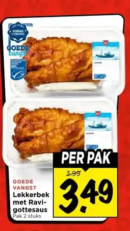 Vomar Voordeelmarkt Lekkerbek met Ravi- gottesaus aanbieding