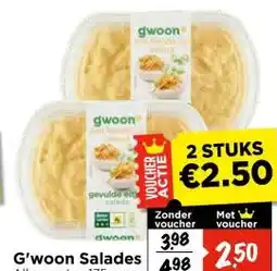 Vomar Voordeelmarkt G'woon Salades aanbieding