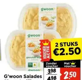 Vomar Voordeelmarkt G'woon Salades aanbieding