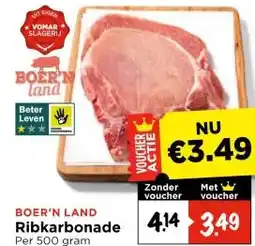 Vomar Voordeelmarkt Ribkarbonade aanbieding