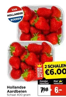 Vomar Voordeelmarkt Hollandse Aardbeien aanbieding