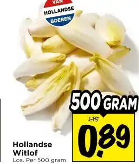 Vomar Voordeelmarkt Hollandse Witlof aanbieding