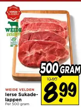 Vomar Voordeelmarkt lerse Sukade- lappen aanbieding