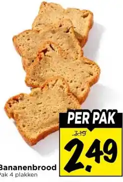 Vomar Voordeelmarkt Bananenbrood aanbieding