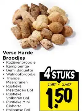 Vomar Voordeelmarkt Verse Harde Broodjes aanbieding