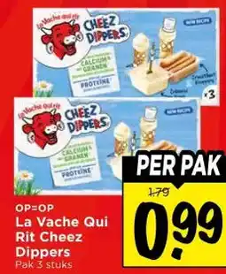 Vomar Voordeelmarkt La Vache Qui Rit Cheez Dippers aanbieding