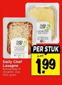 Vomar Voordeelmarkt Daily Chef Lasagne aanbieding