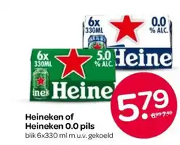 Spar Heineken of Heineken 0.0 pils aanbieding