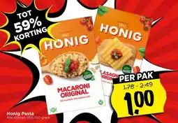 Vomar Voordeelmarkt Honig Pasta aanbieding