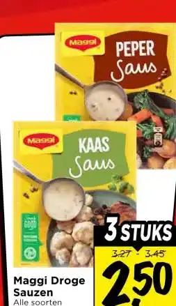 Vomar Voordeelmarkt Maggi Droge Sauzen aanbieding