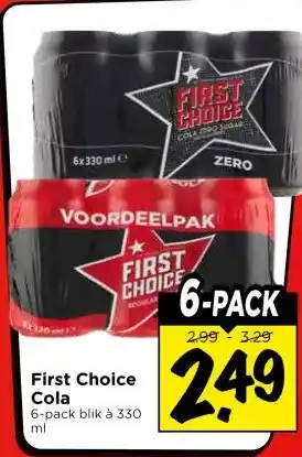 Vomar Voordeelmarkt First Choice Cola aanbieding