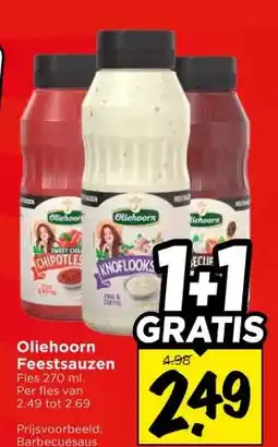 Vomar Voordeelmarkt Oliehoorn Feestsauzen aanbieding
