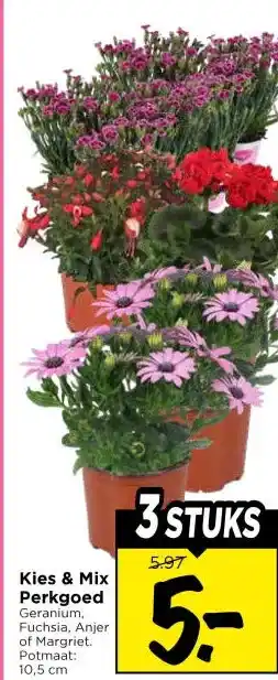 Vomar Voordeelmarkt Kies & Mix Perkgoed aanbieding