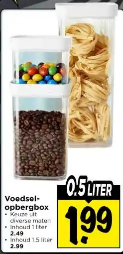 Vomar Voordeelmarkt Voedsel- opbergbox aanbieding