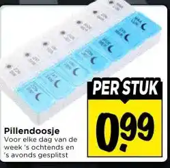 Vomar Voordeelmarkt Pillendoosje aanbieding