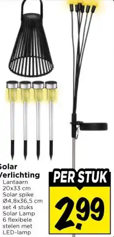 Vomar Voordeelmarkt Solar Verlichting aanbieding