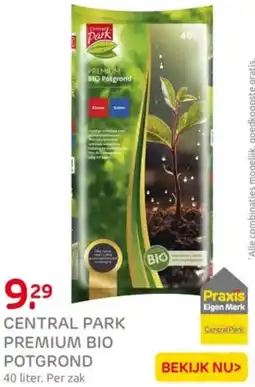 Praxis Central park premium bio potgrond aanbieding