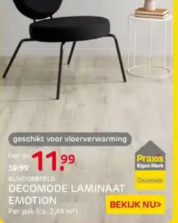 Praxis Decomode laminaat emotion aanbieding
