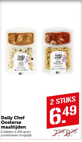 Coop Daily Chef Oosterse maaltijden aanbieding