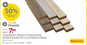 Praxis Laminaat trend titan eiken, zomer eiken of lichtgrijs eiken aanbieding