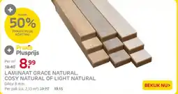 Praxis Laminaat grace natural, cosy natural of light natural aanbieding
