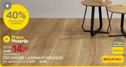 Praxis Decomode laminaat kingsize aanbieding
