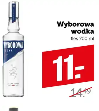 Coop Wyborowa wodka aanbieding