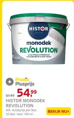 Praxis Histor monodek revolution aanbieding