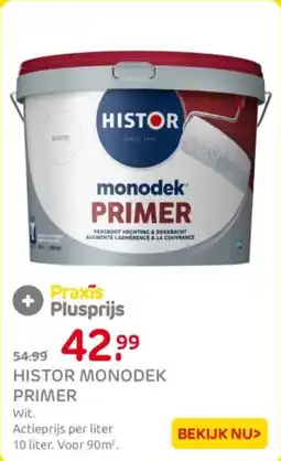 Praxis Histor monodek primer aanbieding