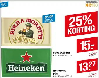 Coop Birra Moretti aanbieding